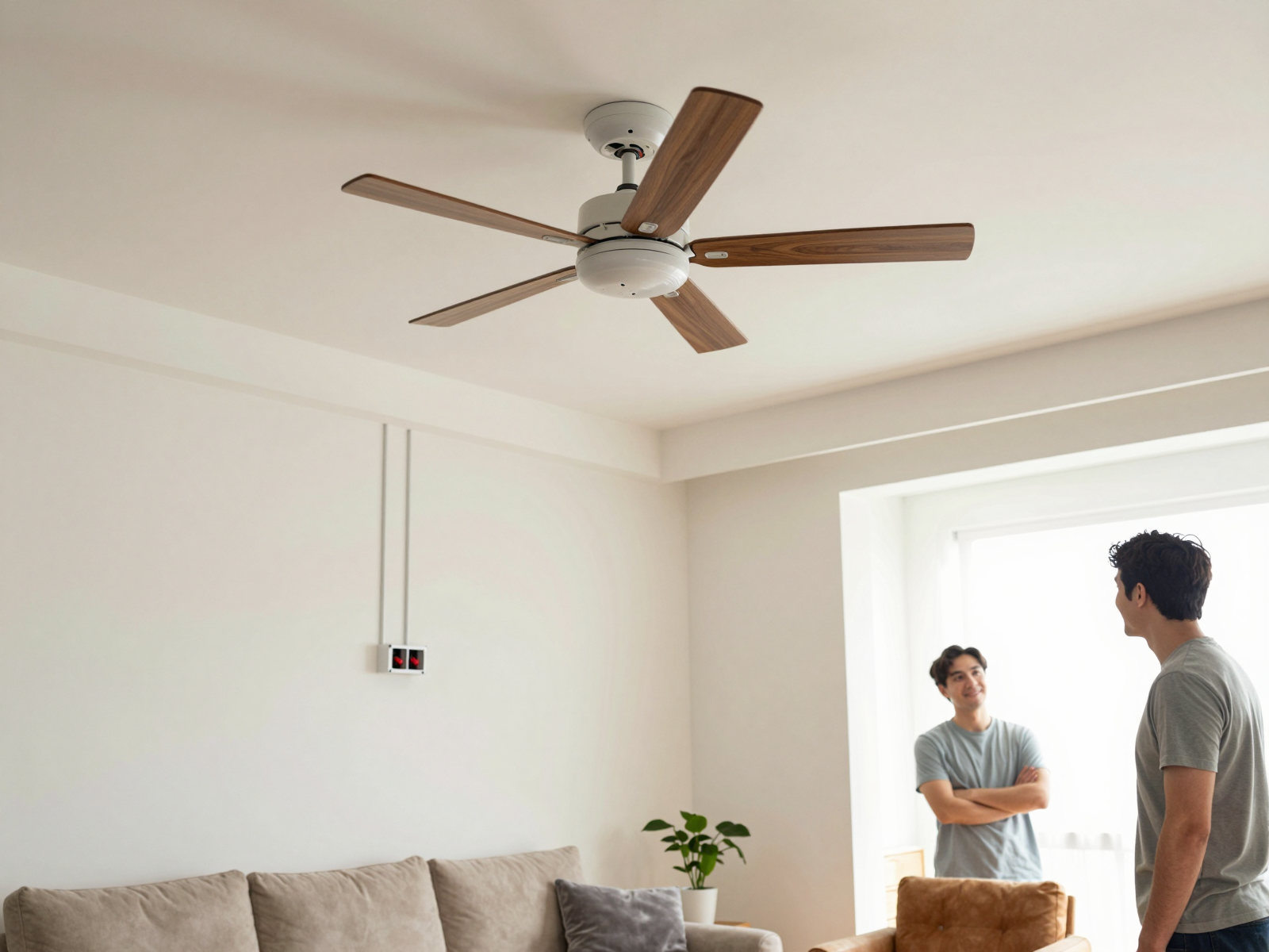 Newly installed electrical system and fixtures in residential home